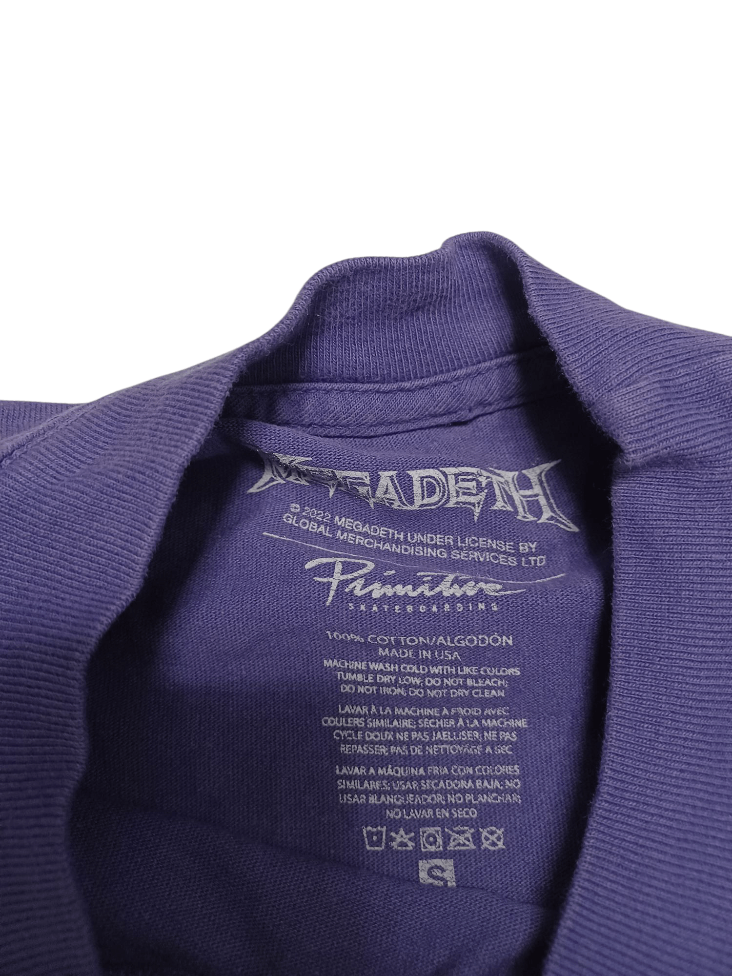 Megadeth MEGADETH X PRIMITIVE MADE IN USA SKULL TEE ROCK BAND Size US S / EU 44-46 / 1 - 4 Thumbnail