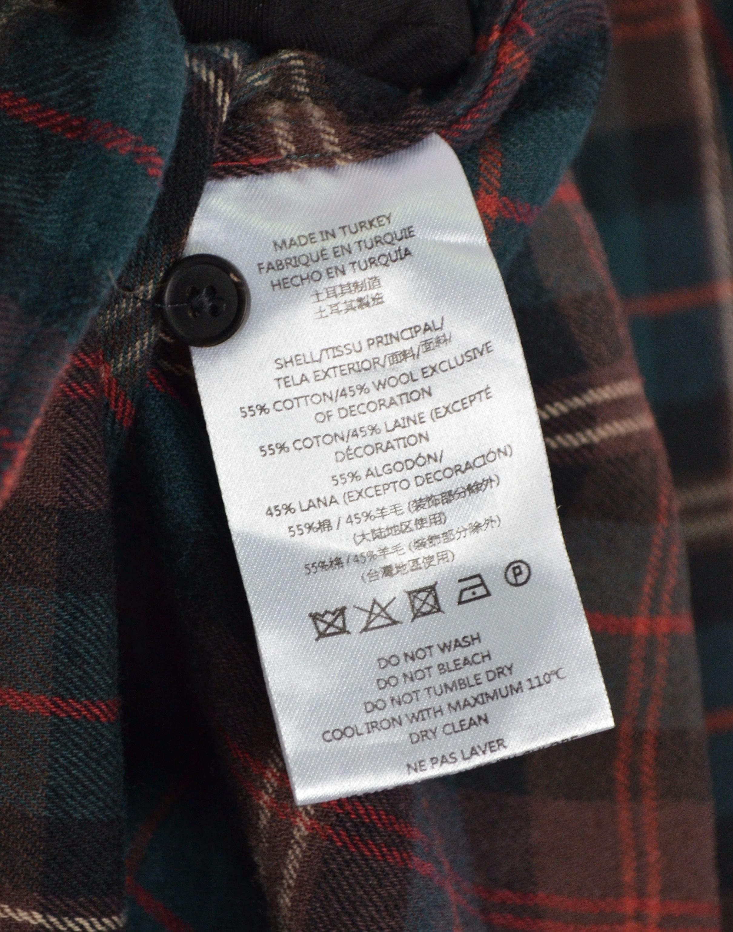 David Beckham × Designer × Kent & Curwen Kent & Curwen East Crondall Wool Check Shirt (David Beckham) Size US XL / EU 56 / 4 - 11 Thumbnail