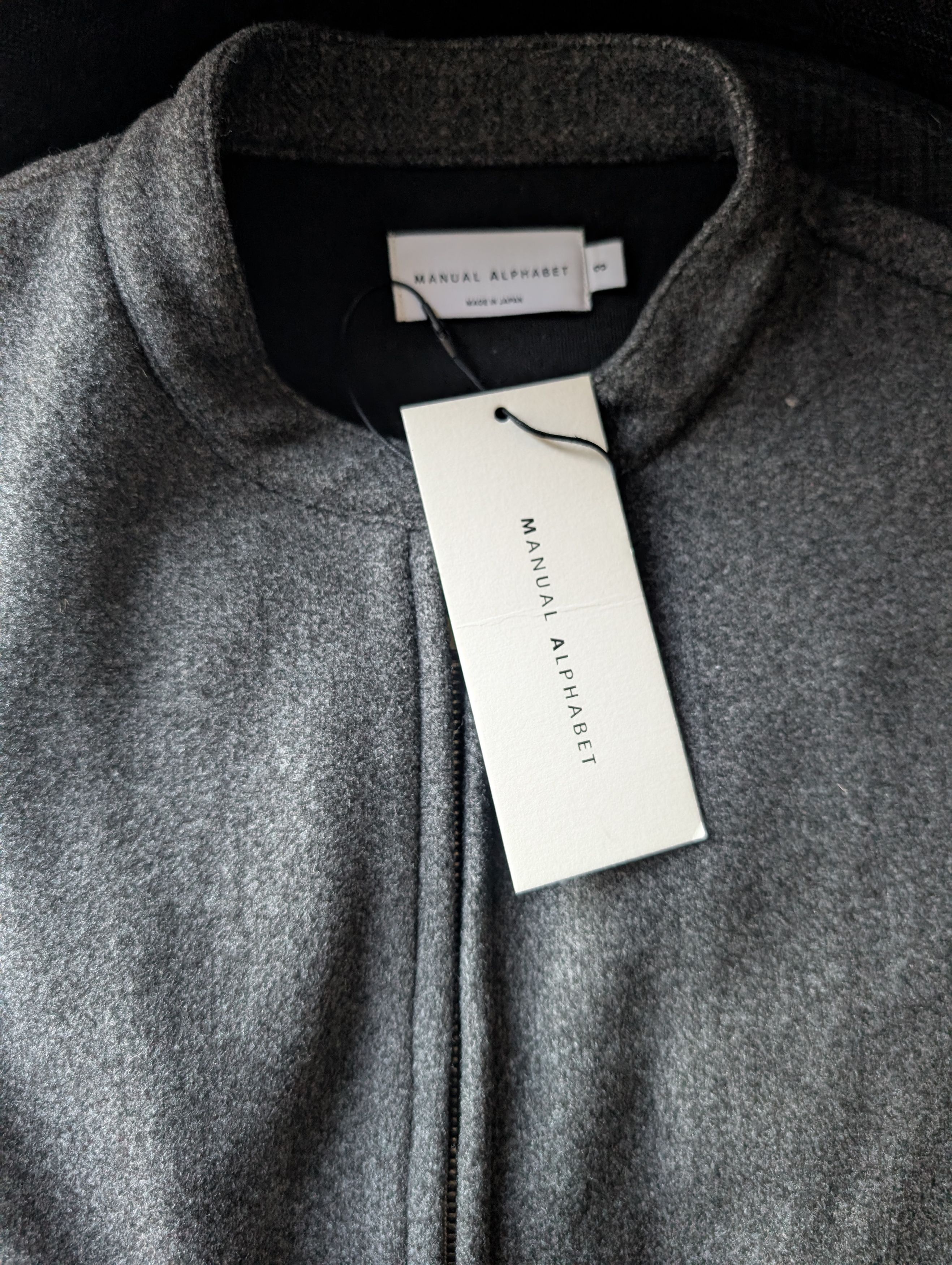Manual Alphabet Manual Alphabet's polyester knit zip work jacket Size US M / EU 48-50 / 2 - 15 Thumbnail