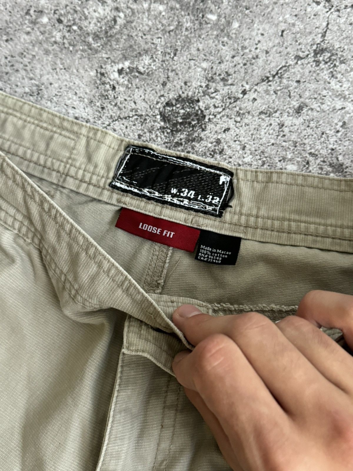 Oakley Vintage Oakley baggy loose fit sand pants Size US 34 / EU 50 - 8 Thumbnail