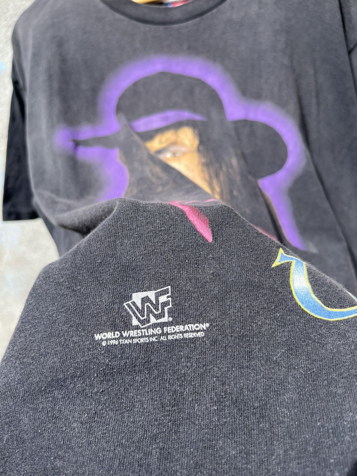 Vintage Vintage 1996 Undertaker R.I.P Size US XL / EU 56 / 4 - 2 Thumbnail