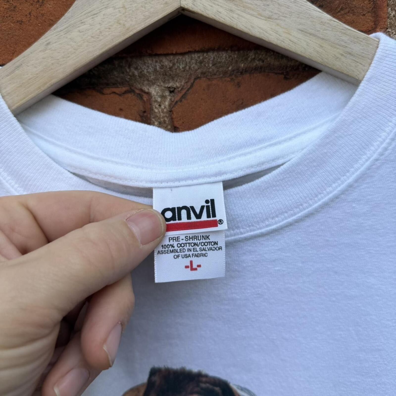 Anvil vintage jack Russell dog t shirt 00s L Size US L / EU 52-54 / 3 - 5 Thumbnail