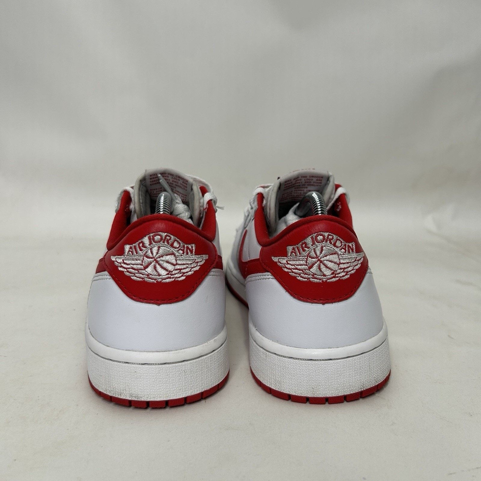 Jordan Brand Nike Air Jordan 1 Retro Low OG “University Red White” Size US 12 / EU 45 - 4 Thumbnail