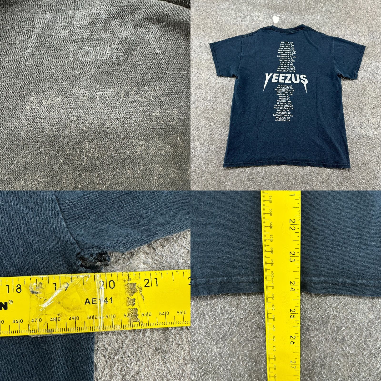 Thrasher Kanye West Shirt Mens M Black Graphic Yeezus Tour Ski Mask Faded Thrashed Size US M / EU 48-50 / 2 - 8 Thumbnail