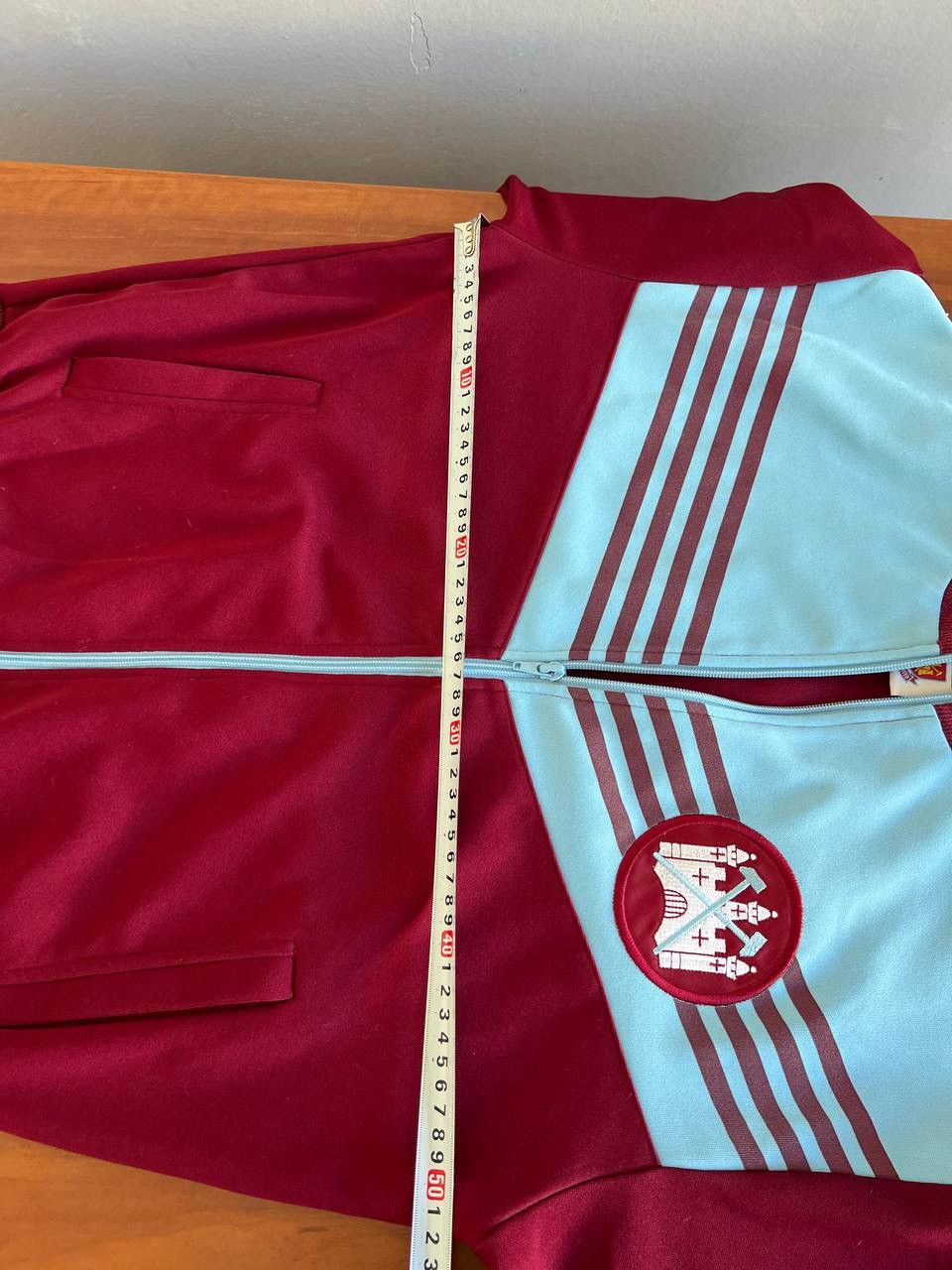Vintage 1976/80 WEST HAM UNITED REMAKE SOCCER FOOTBALL JACKET SZ M Size US M / EU 48-50 / 2 - 15 Thumbnail