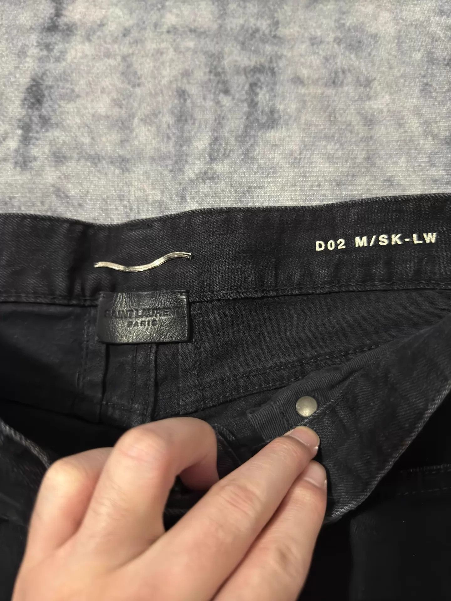 Saint Laurent Paris Saint Laurent 13FW Hedi Slimane Black Claw Skinny Jeans 29 Size US 29 - 7 Thumbnail