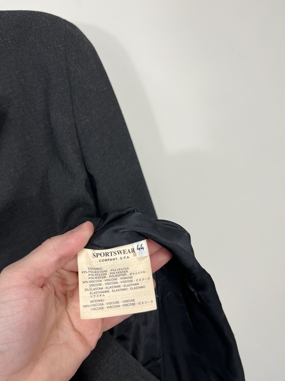 Fendi Fendissime Luxury Grey Viscose Fendi Blazer Jacket Size M / US 6-8 / IT 42-44 - 11 Thumbnail