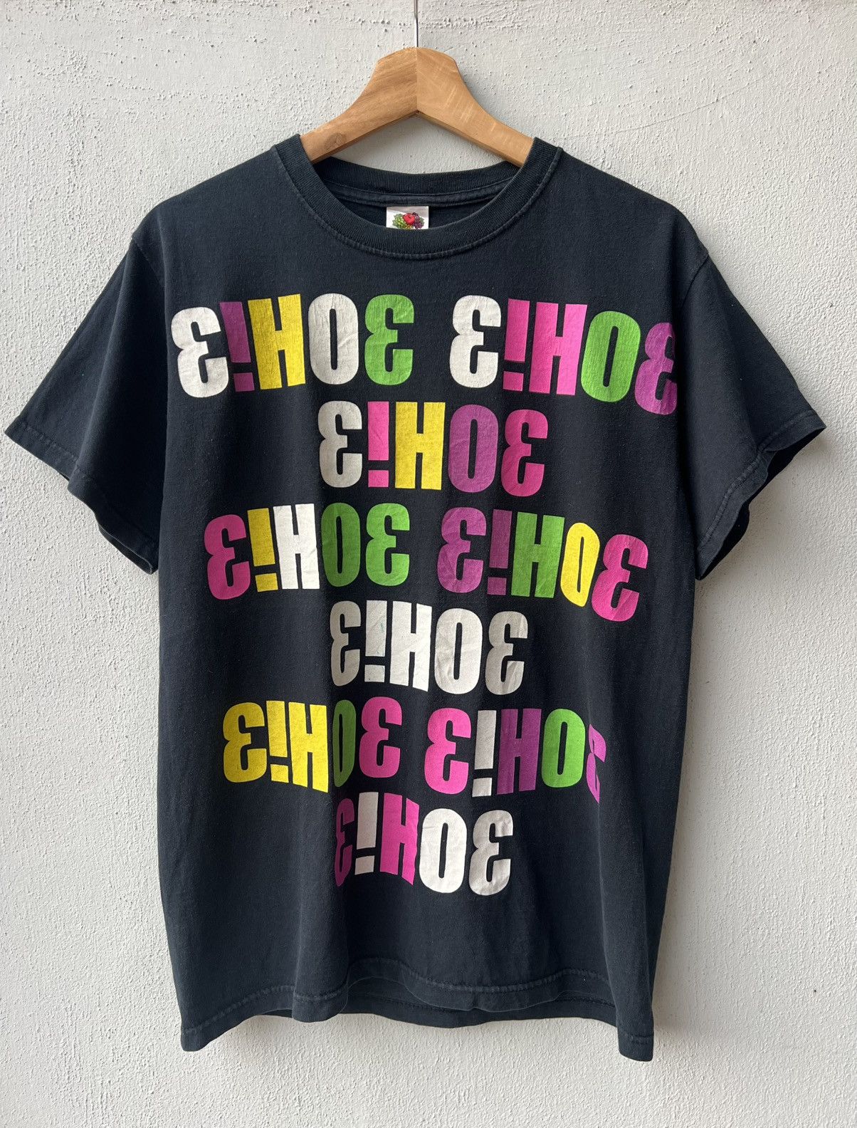 Band Tees Vintage Rare 3OH!3 Spell Out All Over Tee Size US M / EU 48-50 / 2 - 2 Thumbnail