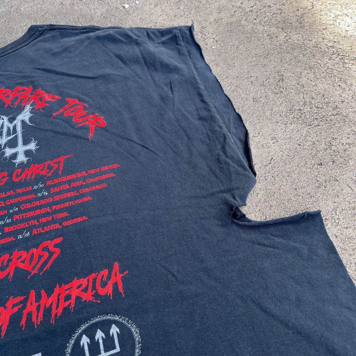Band Tees Mayhem Black Metal Tour Tee 3XL Faded Distressed Oversized Size US XXL / EU 58 / 5 - 17 Thumbnail