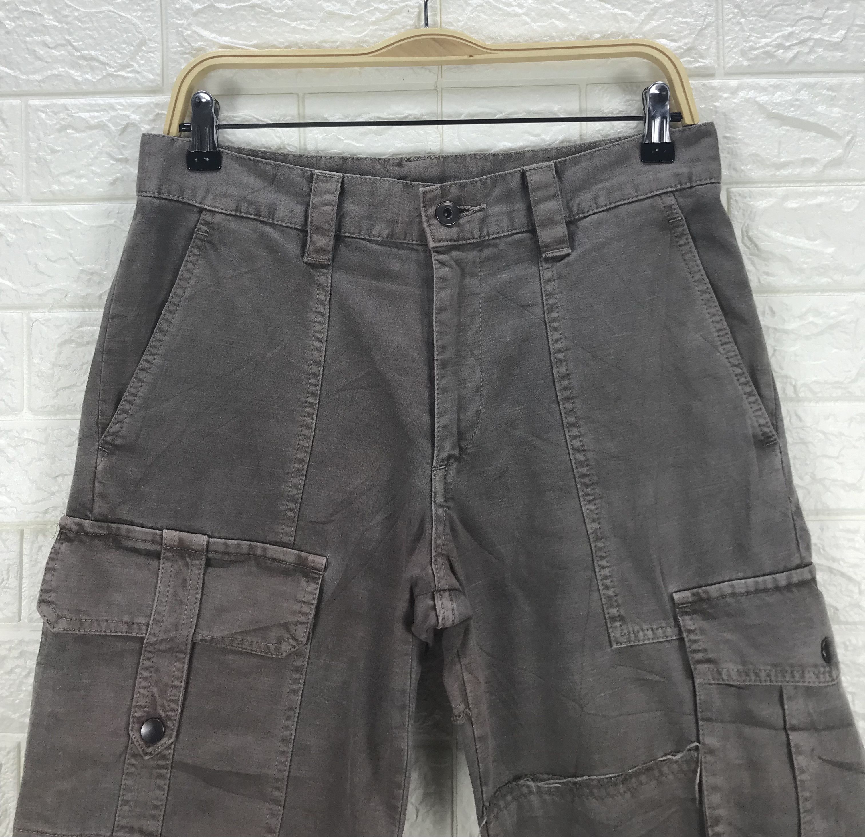 Shellac Vintage Bondage Shellac Multi Pocket Cargo Pants Size US 31 - 2 Thumbnail