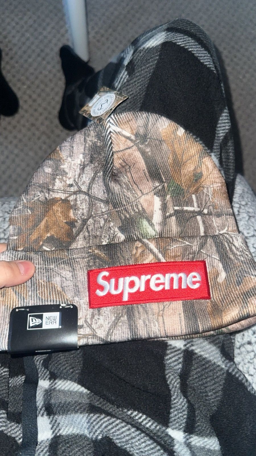New Era × Supreme Supreme BOGO Camo Beanie Size ONE SIZE - 1 Thumbnail
