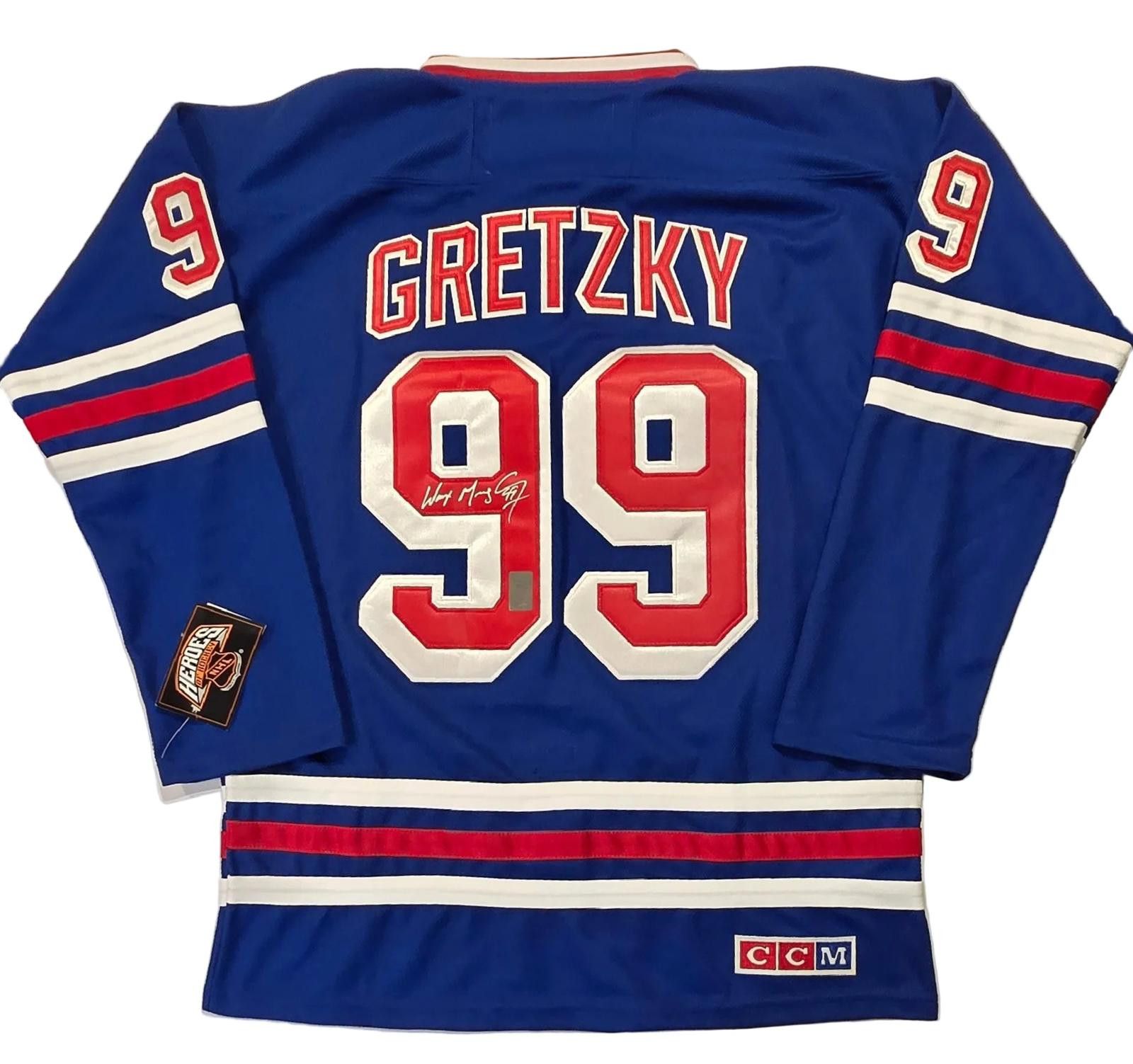 Other Wayne Gretzky NY Rangers Signed jersey WG Authentic COA Size ONE SIZE - 2 Thumbnail