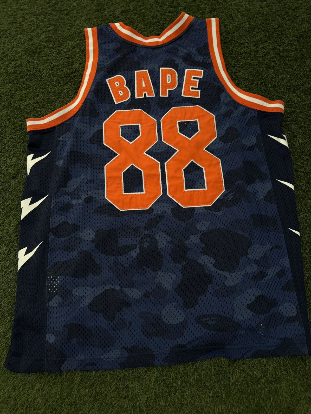 Bape Bape Jersey Blue Orange “88” Men’s Size (XL) Size US XL / EU 56 / 4 - 8 Thumbnail
