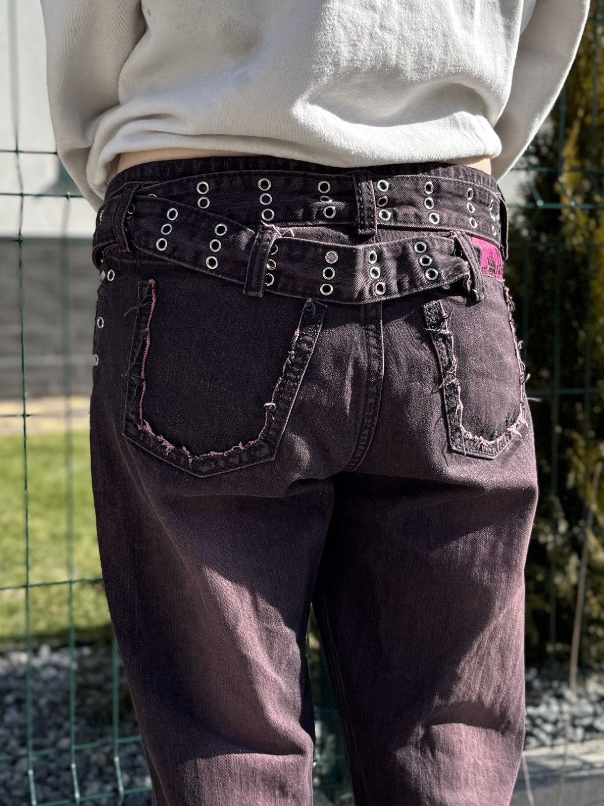Cheap Monday Cheap Monday AntiLow Waist Baggy Jeans Pink Purple Size 27" / US 4 / IT 40 - 9 Thumbnail