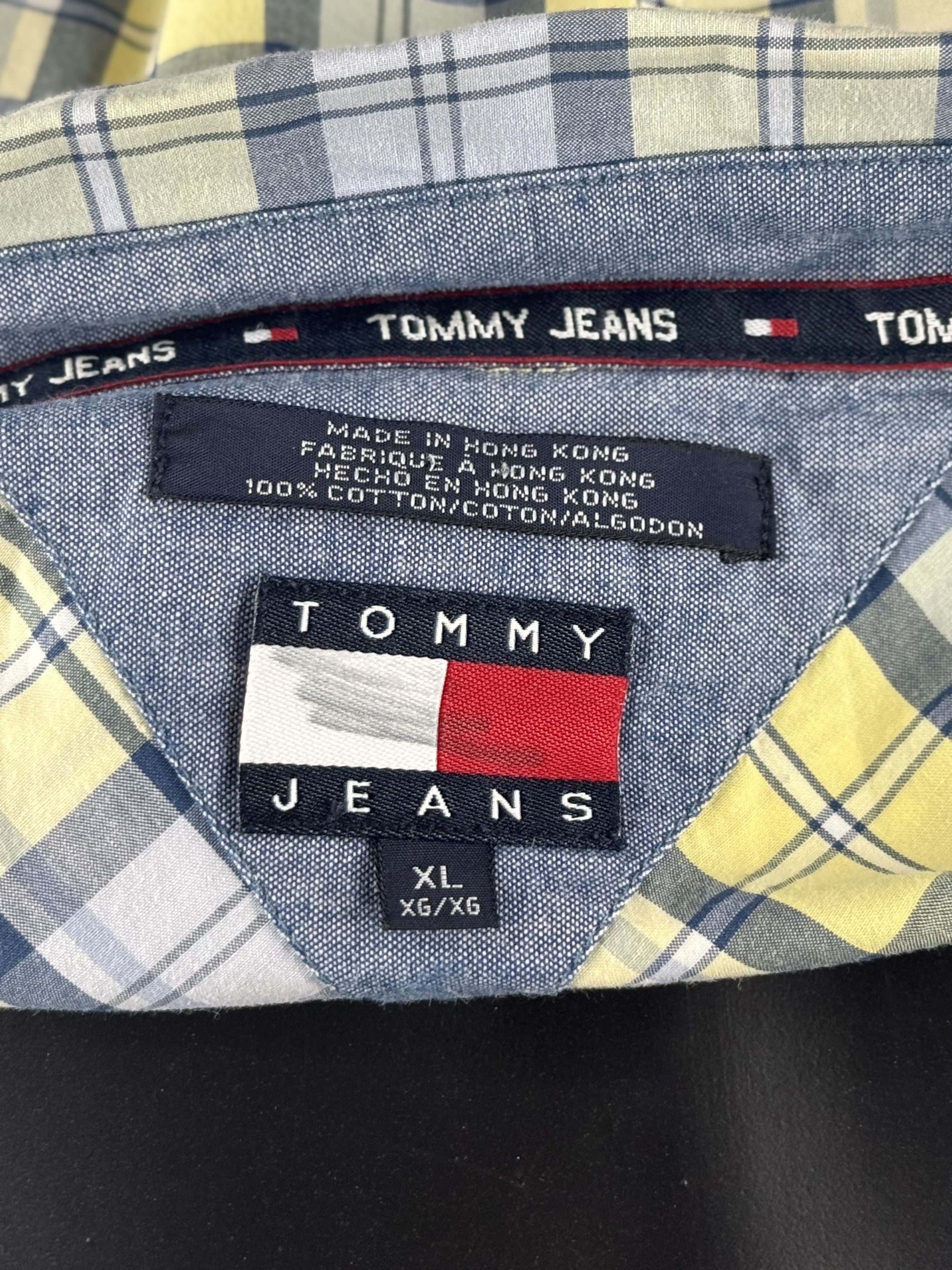Tommy Hilfiger VTG Tommy Jeans Plaid Chest Strap & Velcro Pockets Size US XL / EU 56 / 4 - 8 Thumbnail