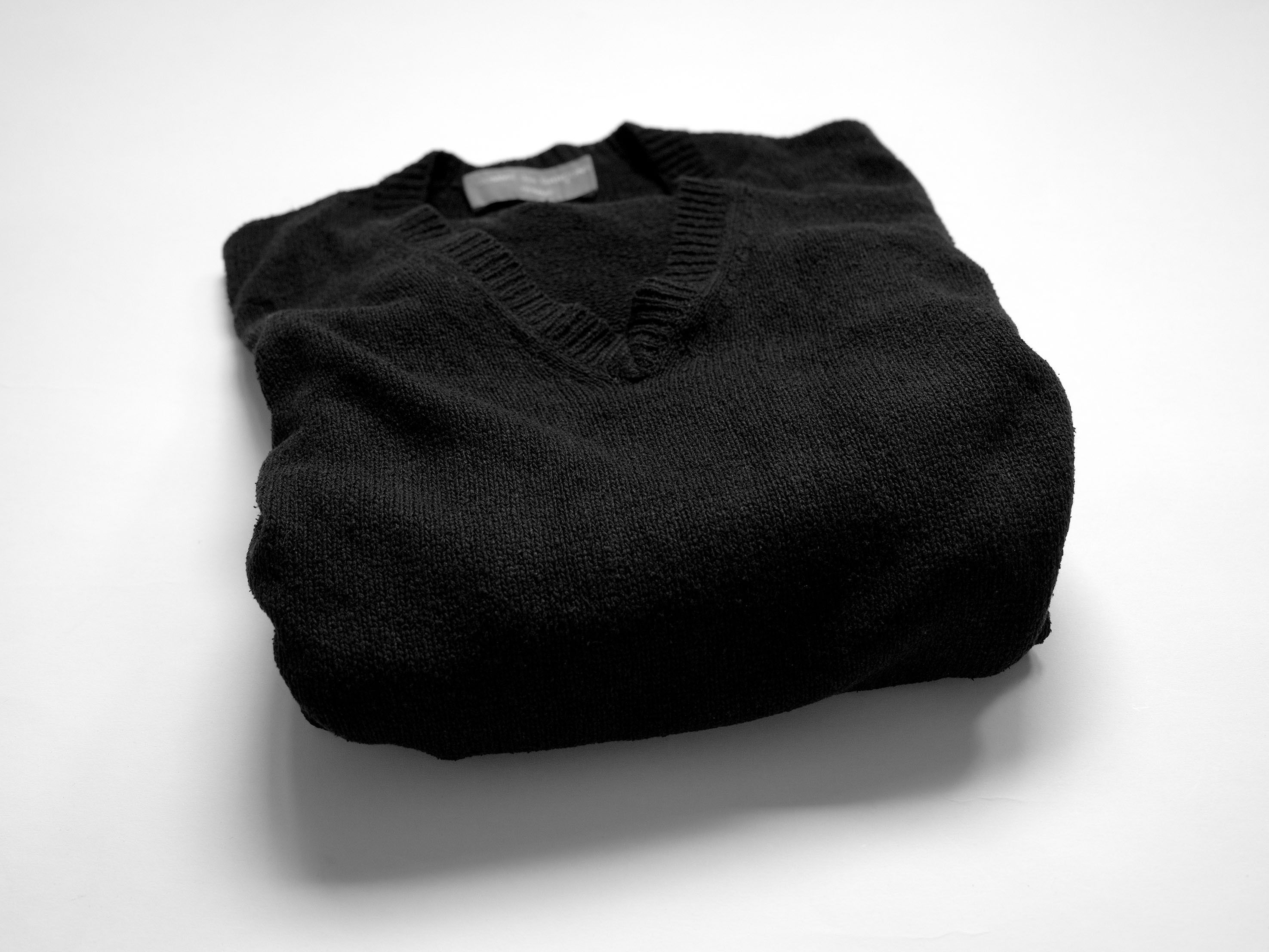 Rare] 80s CDG homme boiled wool sweater