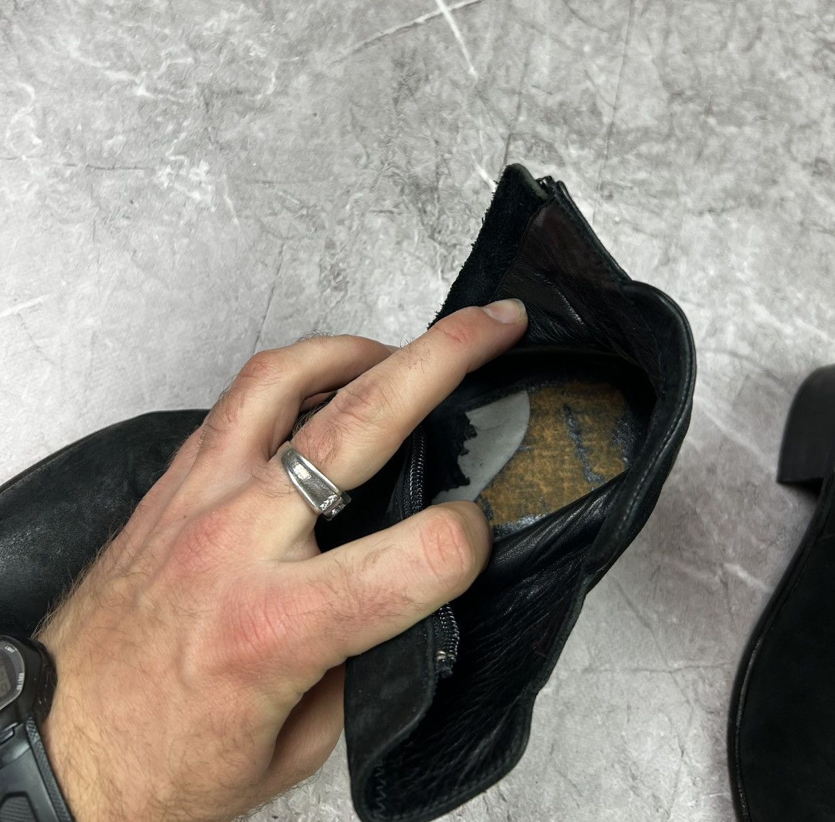 The Last Conspiracy The Last Conspiracy Black Soft Leather Ankle Boots Size 37 Size US 7 / IT 37 - 14 Thumbnail
