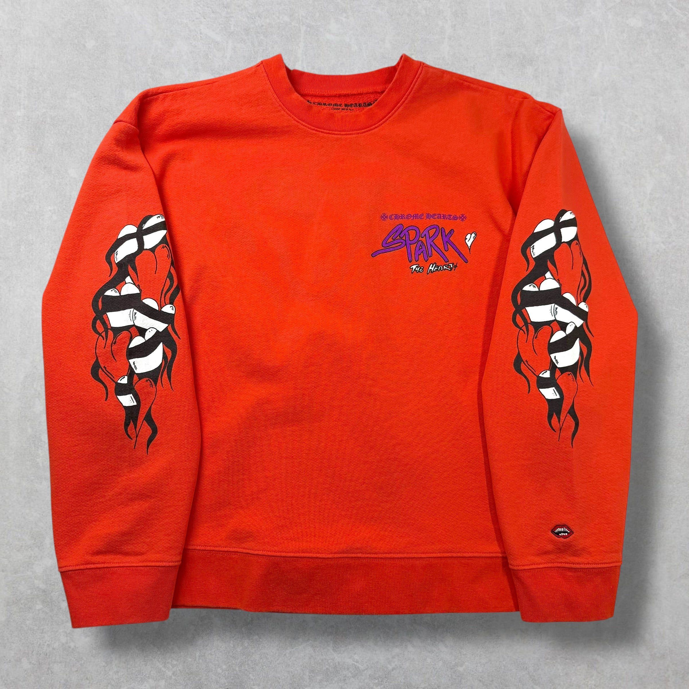 Chrome Hearts Chrome Hearts Matty Boy 'Sick Heart' Crewneck XL Size US XL / EU 56 / 4 - 1 Thumbnail