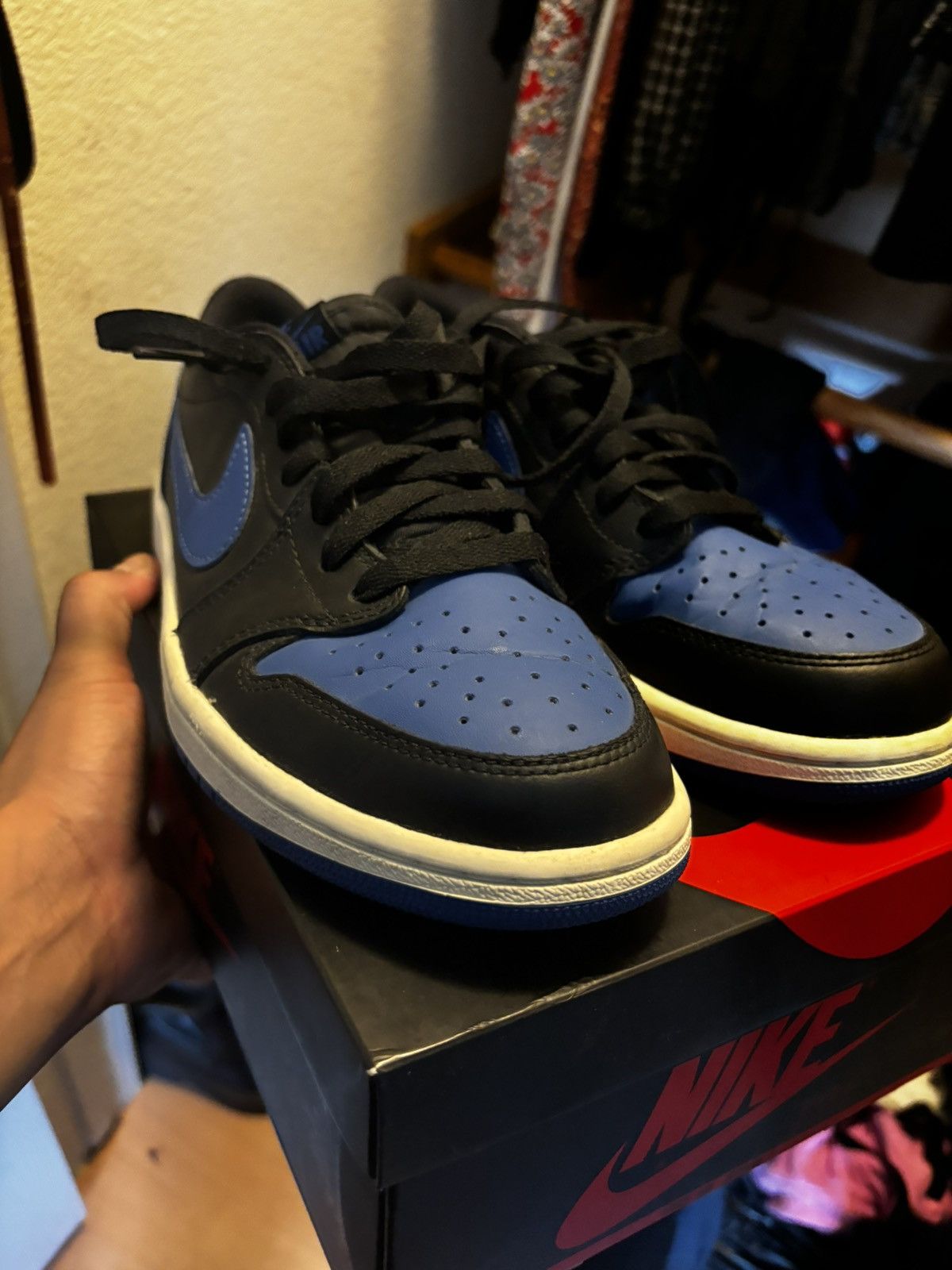 Nike Jordan 1 Blue OG (2015) Size US 8 / EU 41 - 3 Thumbnail
