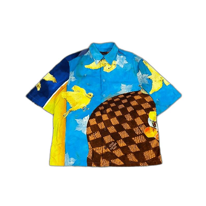 Louis Vuitton Floral Short Sleeve Shirt-2507