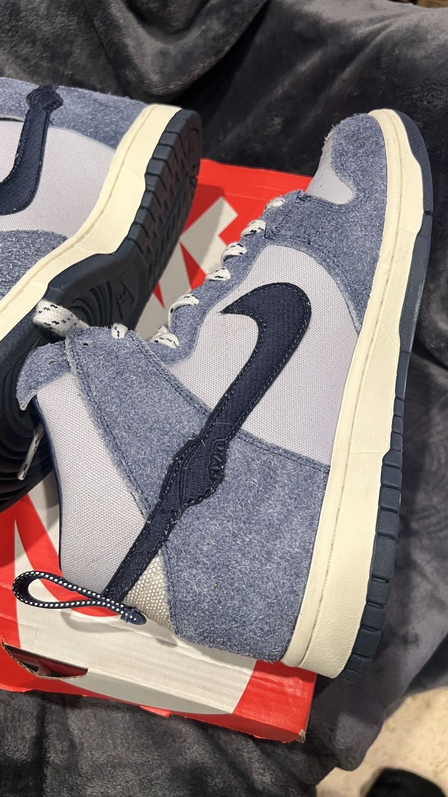 Nike × Notre Notre x Nike Dunk High “Midnight Navy” Size US 8.5 / EU 41-42 - 6 Thumbnail