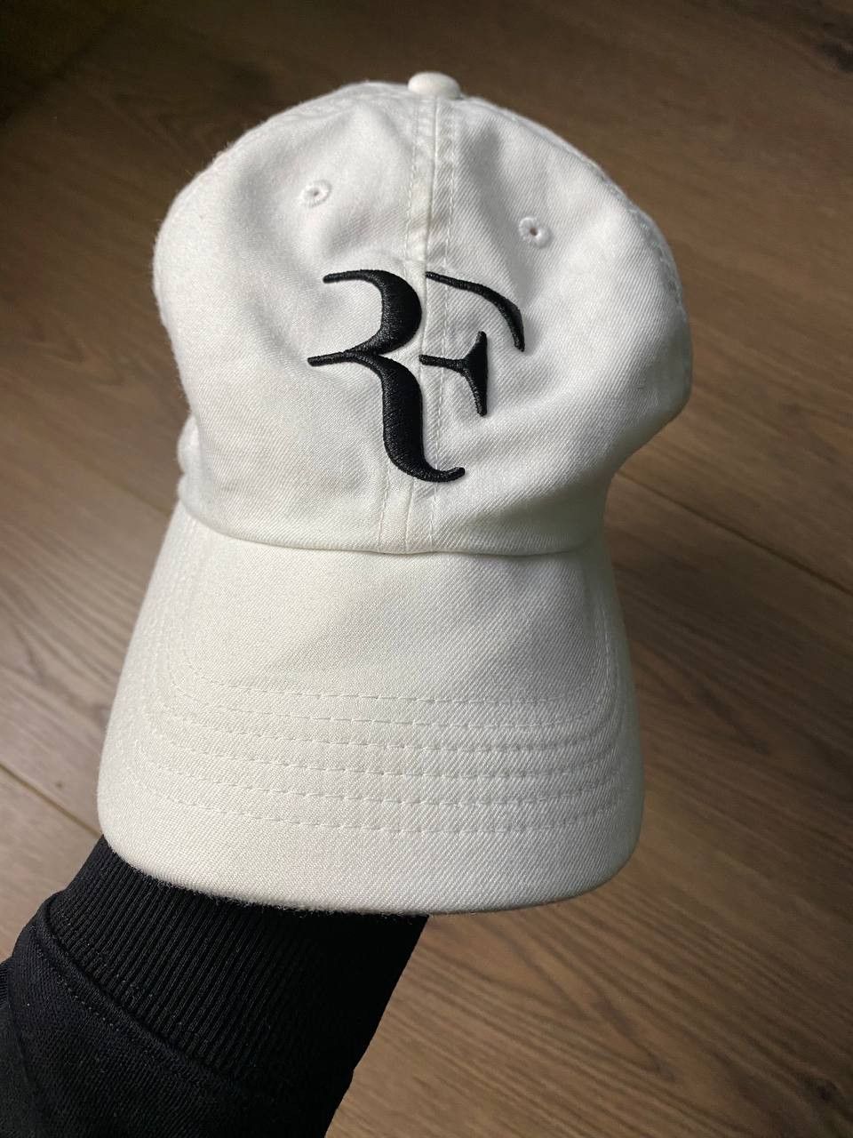 Designer × Nike × Vintage Nike Roger Federer White Tennis Hat Size ONE SIZE - 1 Thumbnail