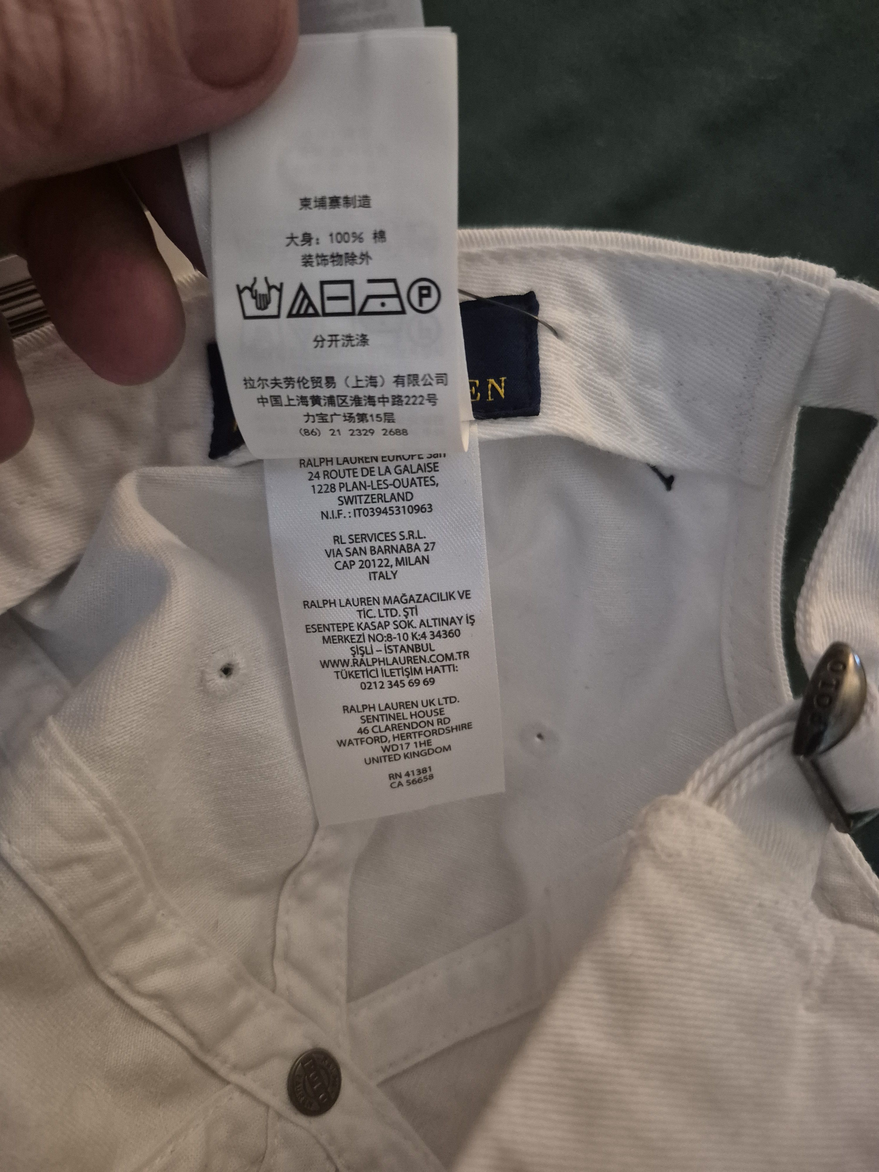 Polo Ralph Lauren Ralph Lauren Polo Hat White BNWT Size ONE SIZE - 7 Thumbnail