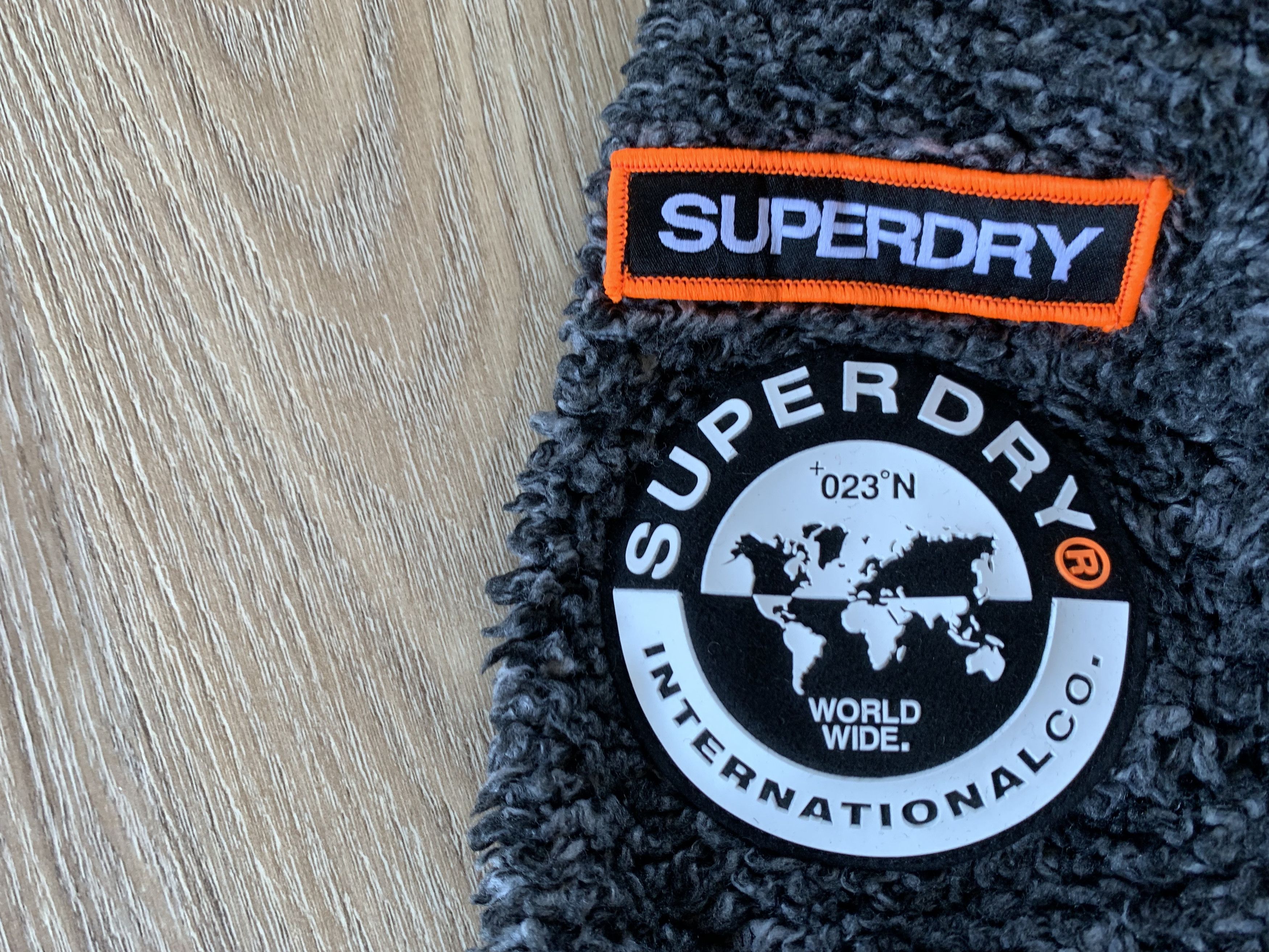 Superdry Superdry International Mens Hoodie Sherpa Fleece Hood Size US XL / EU 56 / 4 - 5 Thumbnail