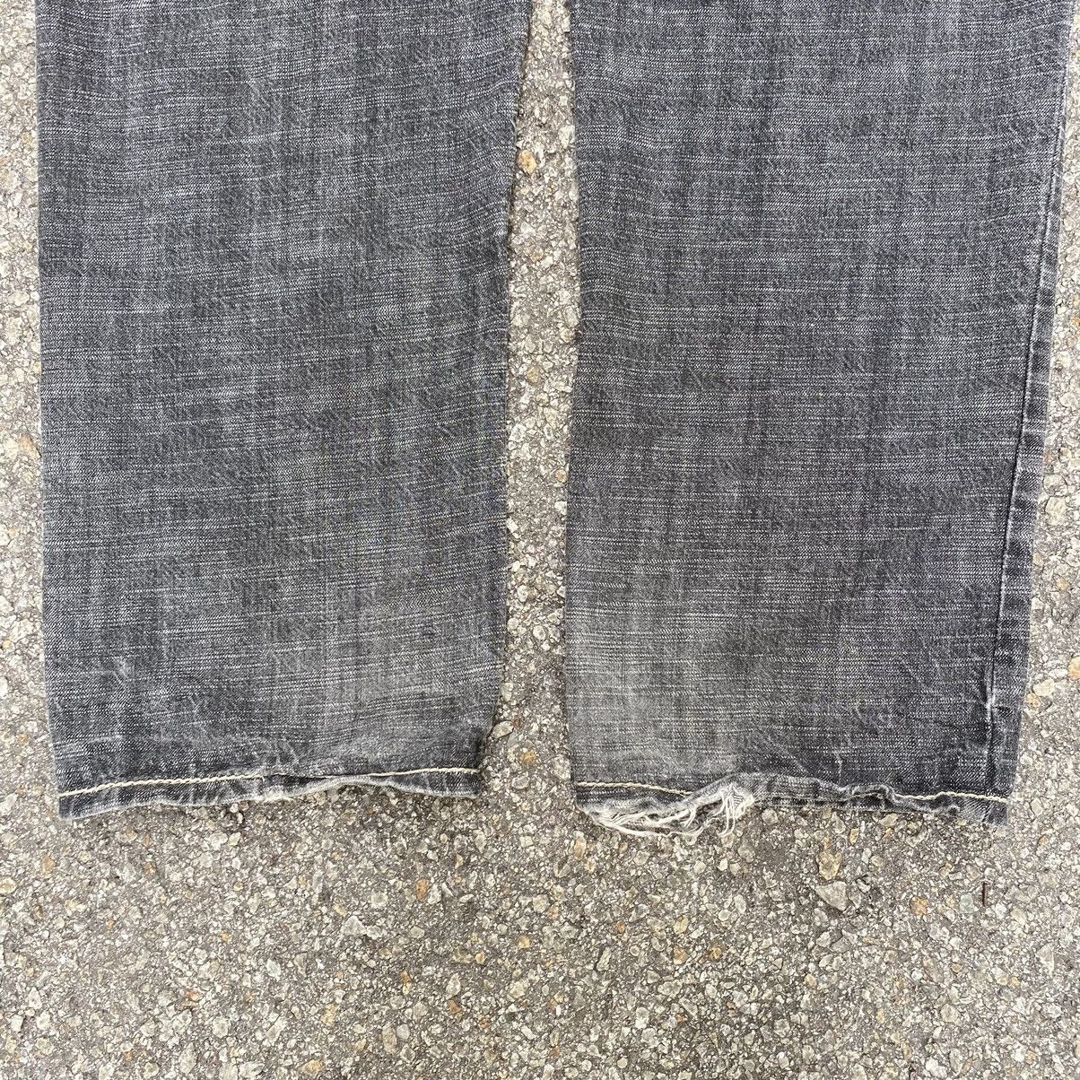 Southpole Y2K Baggy Jeans Royal Blue Faded Grey Denim Jnco Size US 34 / EU 50 - 7 Thumbnail