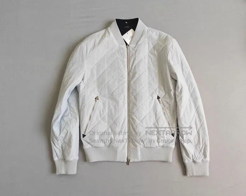 Hermes Hermes Two-sided jacket cotton coat, one side navy blue an Size US M / EU 48-50 / 2 - 2 Thumbnail