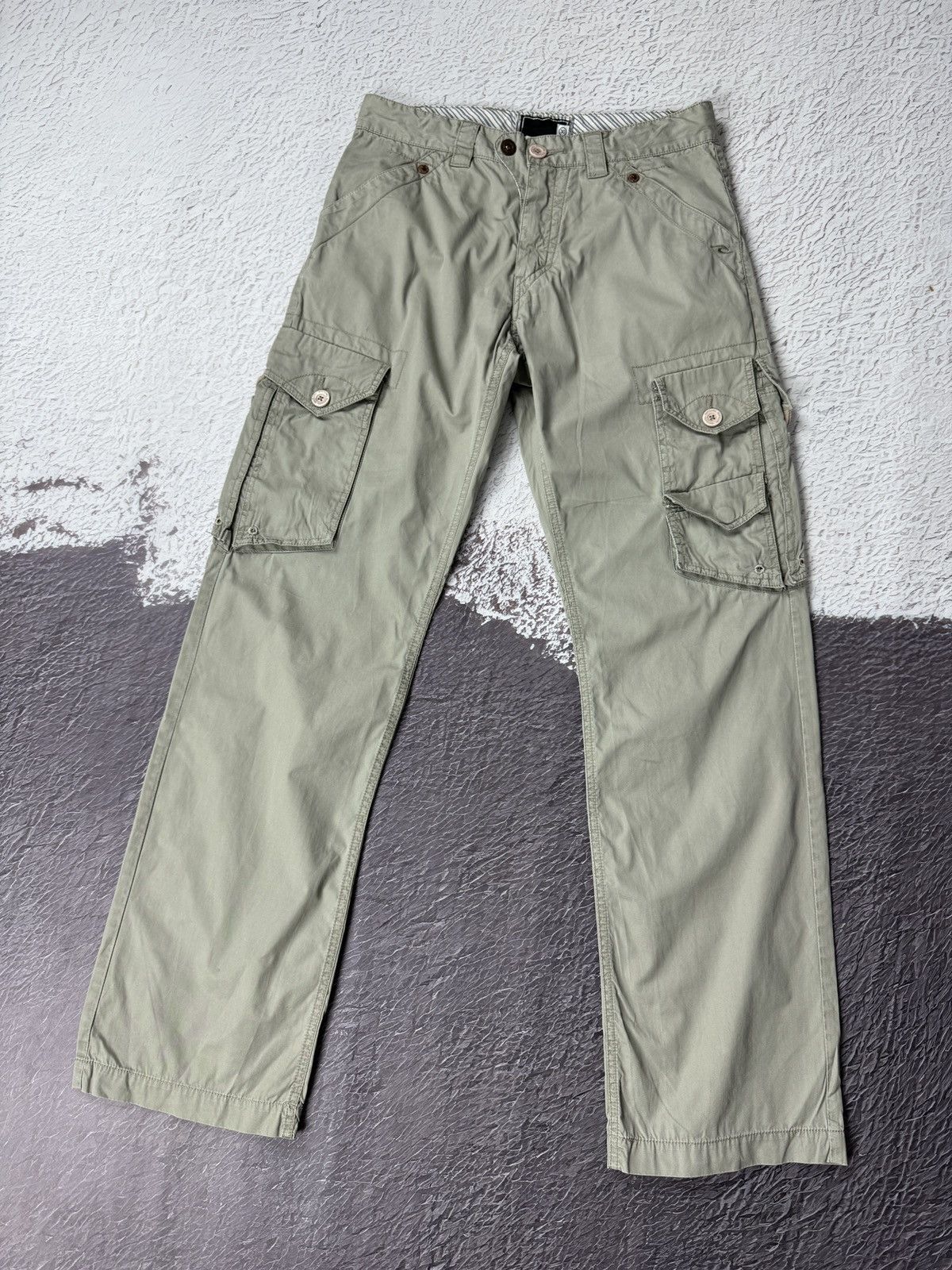 Rip Curl × Vintage Rip Curl vintage grey utility cargo skateboarding pants Size US 30 / EU 46 - 2 Thumbnail