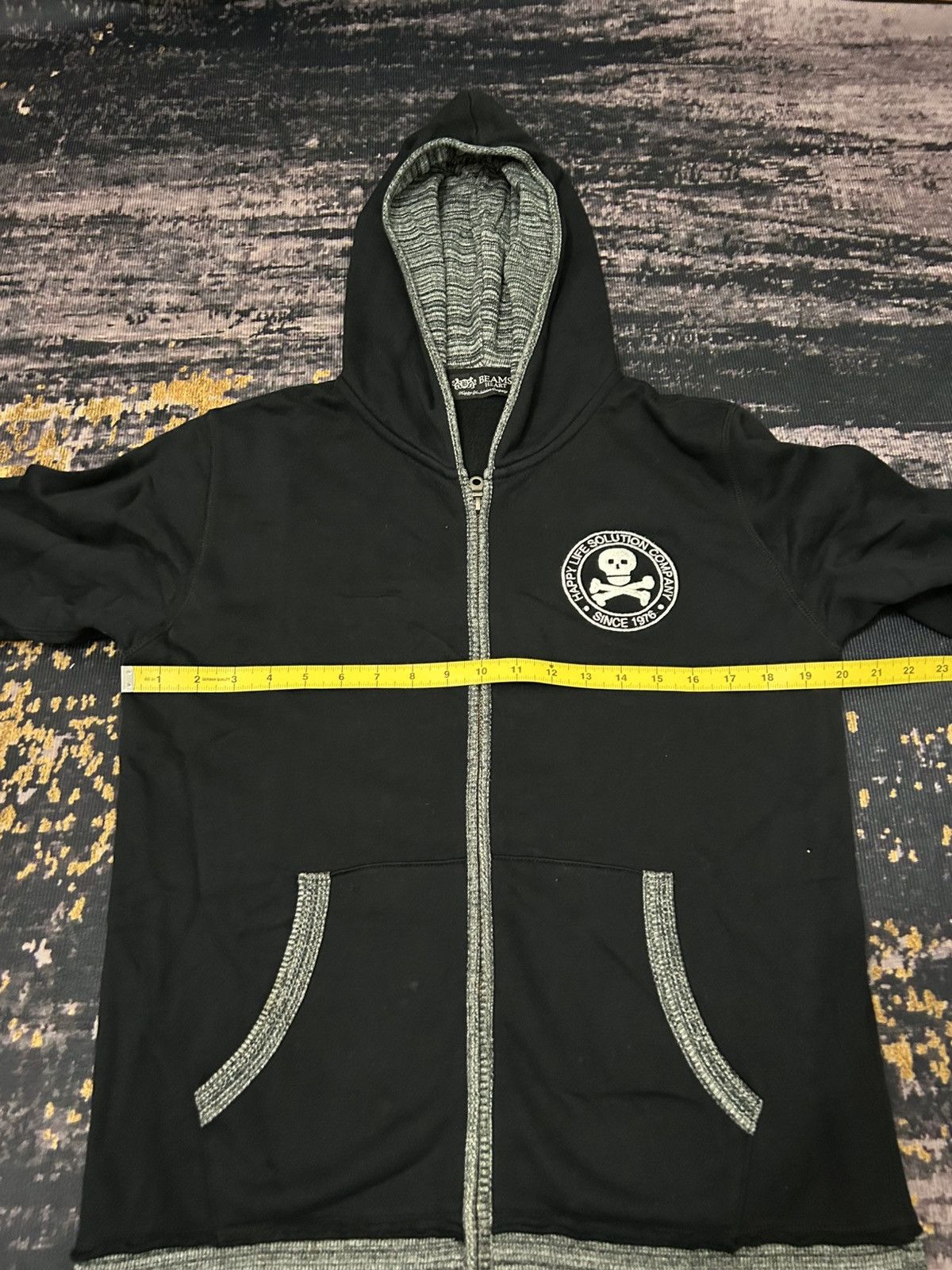 Beams Plus Beams Heart Skull Zip Hoodie Size US M / EU 48-50 / 2 - 13 Thumbnail