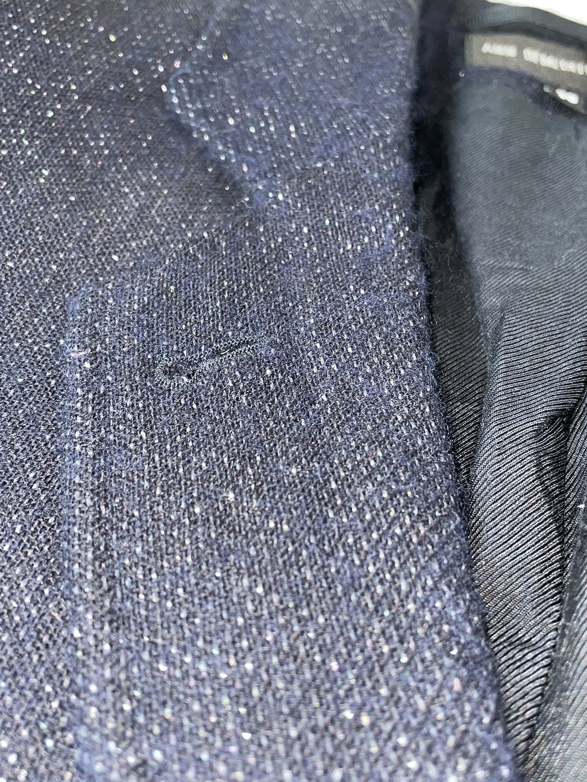 Ann Demeulemeester Ann Demeulemeester Shiny Polka Dot Blazer & Wide Pants Suit Size XS / US 0-2 / IT 36-38 - 22 Thumbnail
