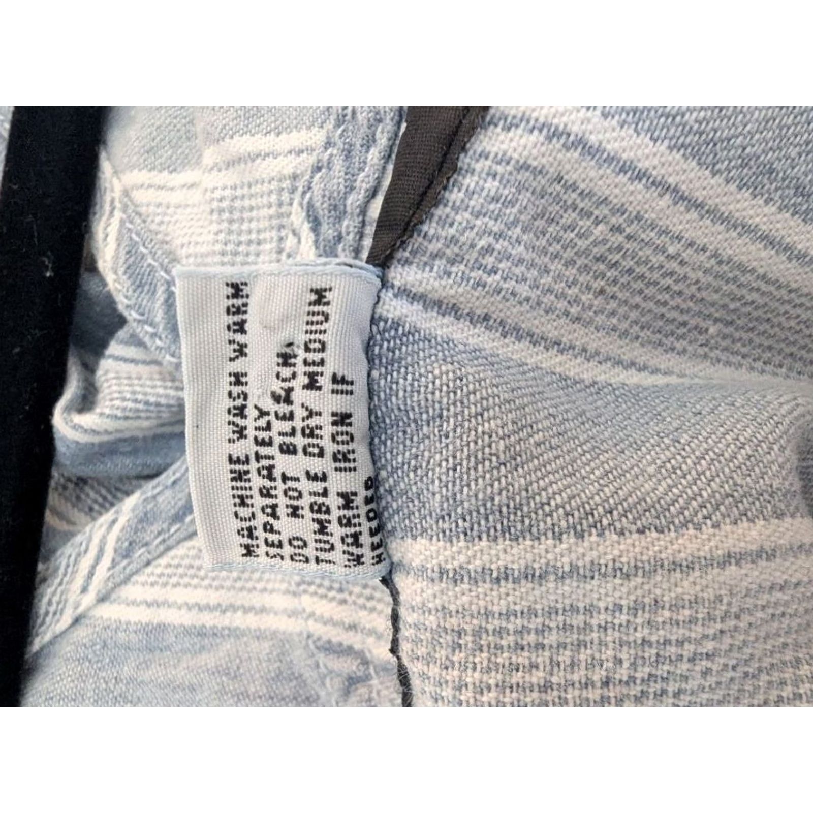 Vintage VINTAGE A/M Sport Romper Blue White Striped Sleeveless Button Front Size M Womens Shortall 90s Size 32" / US 10 / IT 46 - 8 Thumbnail