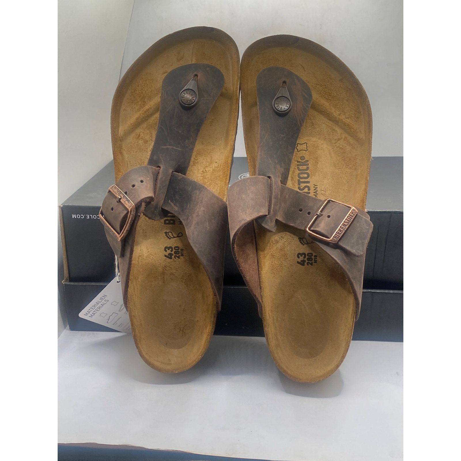 Birkenstock Birkenstock Gizeh Narrow Fit Mocca Birko-Flor Sandal US 11.5 Size US 11.5 / IT 41.5 - 4 Thumbnail