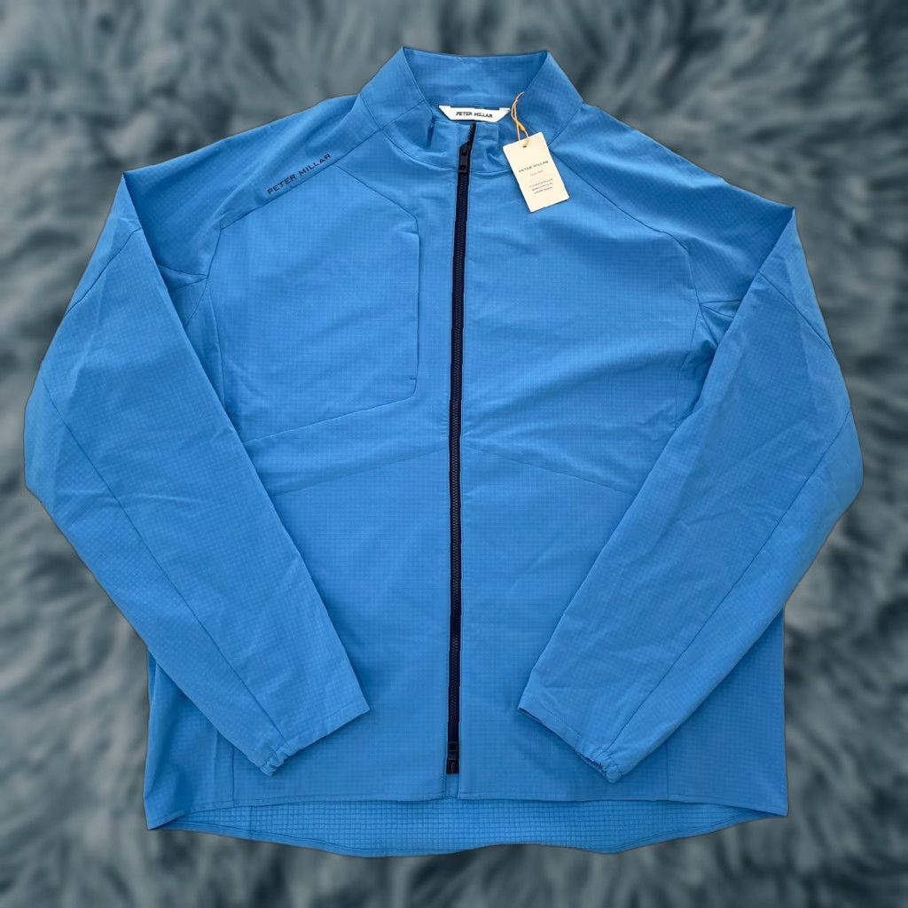 Peter Millar Peter Millar Jacket Adult XL Blue Full Zip Crown Sport Winter Wind Gust Mens NEW Size US XL / EU 56 / 4 - 1 Thumbnail