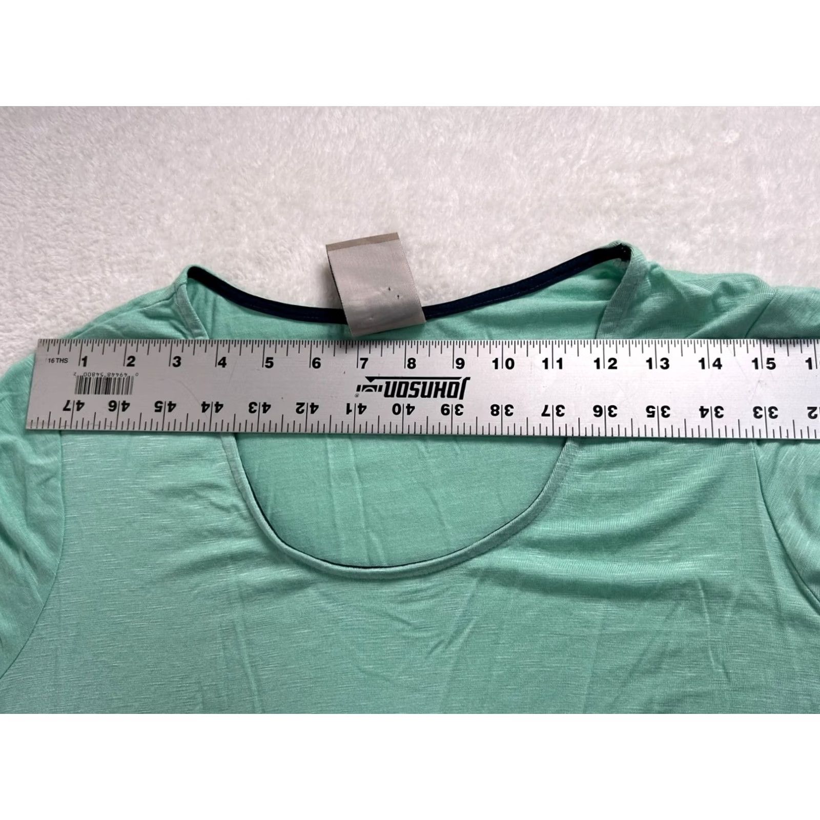 Anthropologie Dolan Anthropologie Womens Mint Blue Colorblock High Low Tunic T-Shirt Top Large Size L / US 10 / IT 46 - 6 Thumbnail