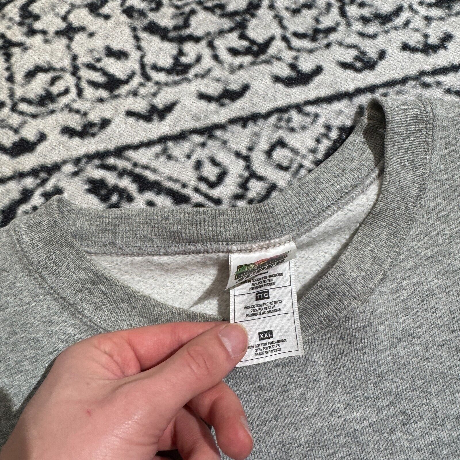 Vintage Vintage Gray Cotton Crewneck Size XXL Rice Owls University Size US XXL / EU 58 / 5 - 9 Thumbnail