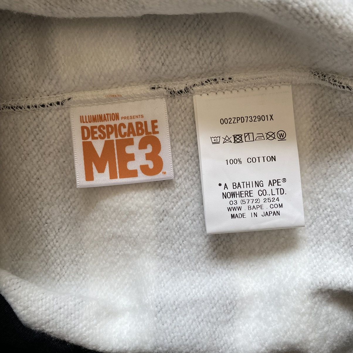 Bape Bape x Despicable Me Minions Full Zip Hoodie Size XS / US 0-2 / IT 36-38 - 8 Thumbnail