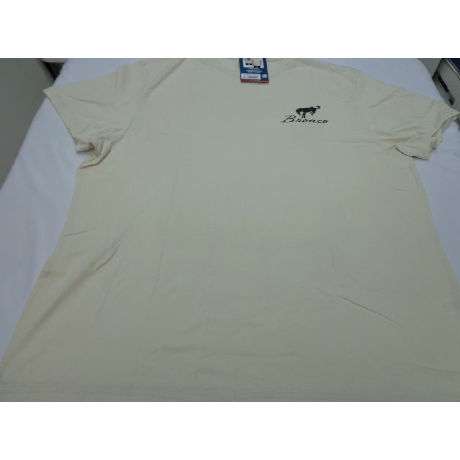 Ford FORD Bronco Shirt Mens XL Beige Graphic Band Screen Print T-Shirt Modern Novelty Vintage Look Size US XL / EU 56 / 4 - 3 Thumbnail