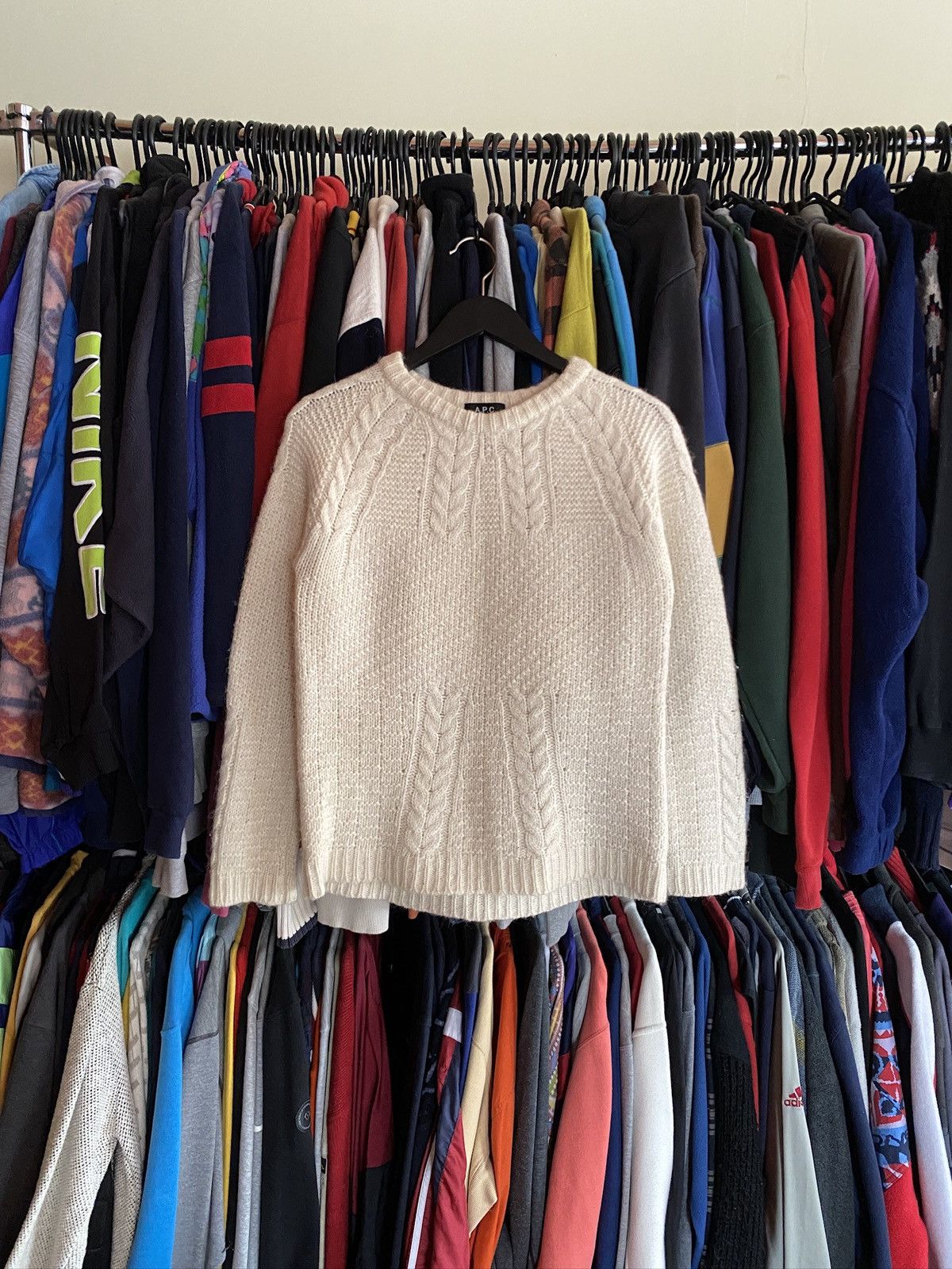 A.P.C. VINTAGE A.P.C KNIT BABY ALPACA SWEATER Size L / US 10 / IT 46 - 1 Thumbnail