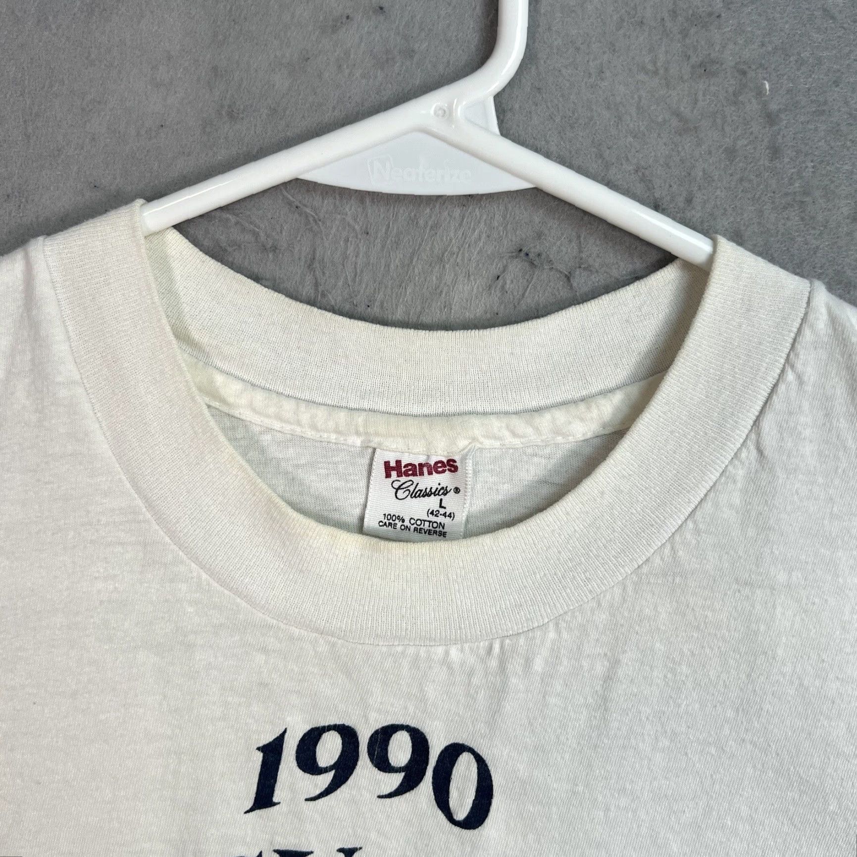 Hanes VINTAGE University Of Florida State Legislative Weekend T Shirt Adult L White Hanes 1990s Graphic Tee Mens Size US L / EU 52-54 / 3 - 6 Thumbnail