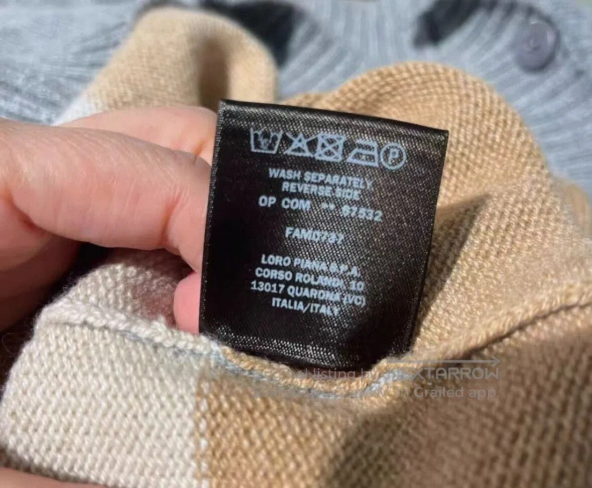 Loro Piana Loro Piana Striped Cashmere Sweater. Size S / US 4 / IT 40 - 8 Thumbnail