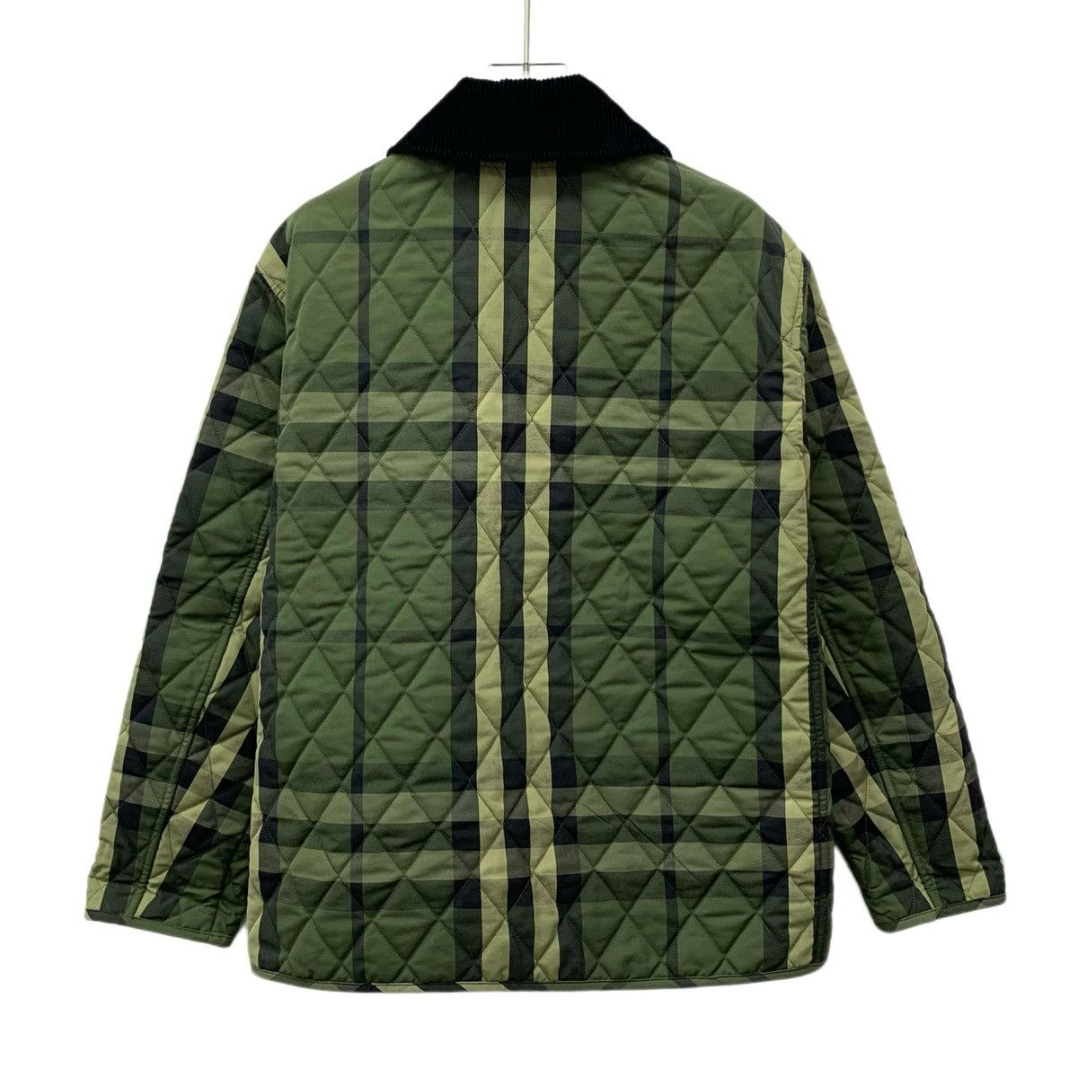 Burberry Burberry army green diamond plaid cotton jacket Size S / US 4 / IT 40 - 2 Thumbnail
