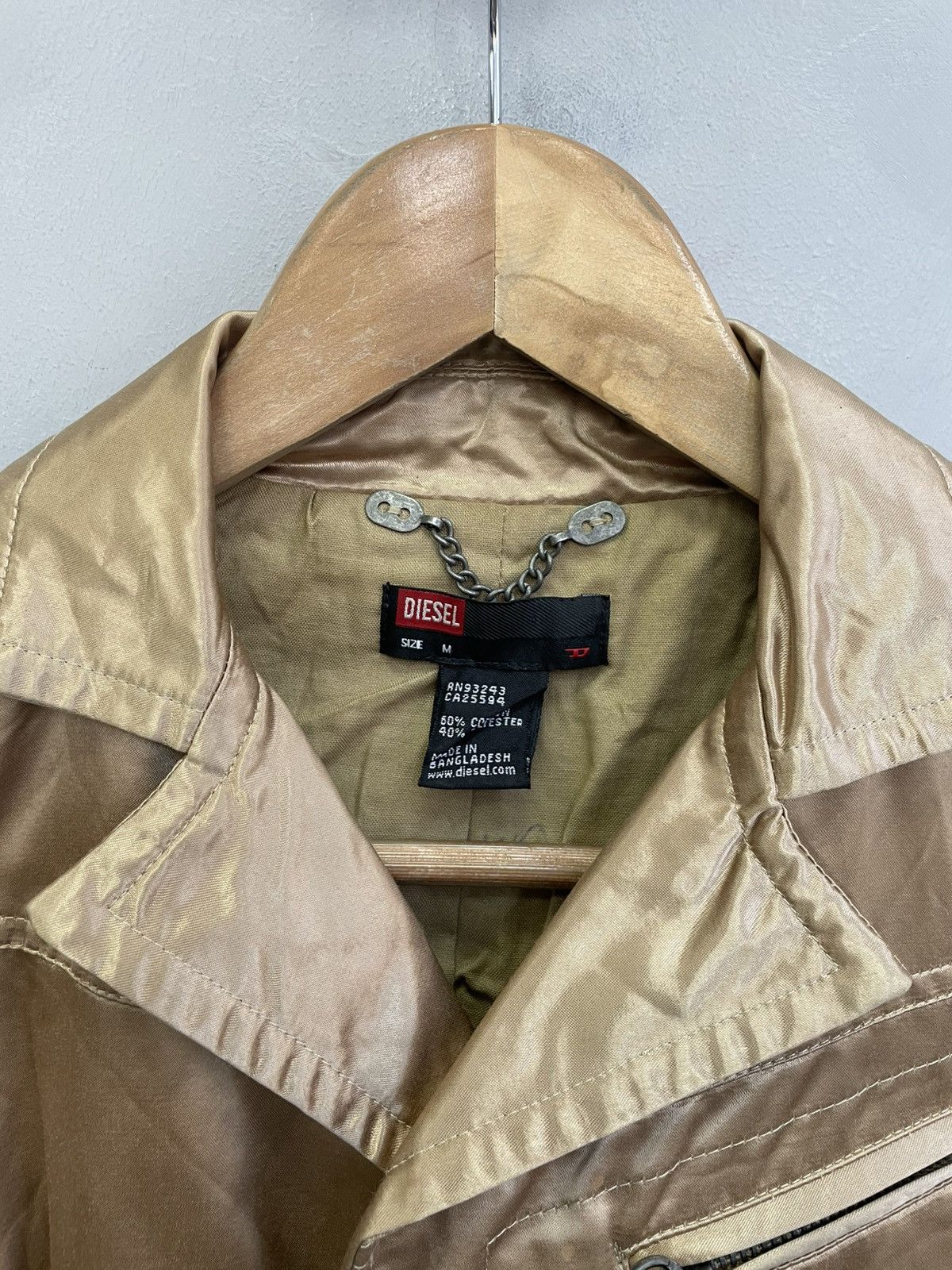 Diesel Diesel gold slim fit jacket blazer avant garde 2000s style Size M / US 6-8 / IT 42-44 - 6 Thumbnail