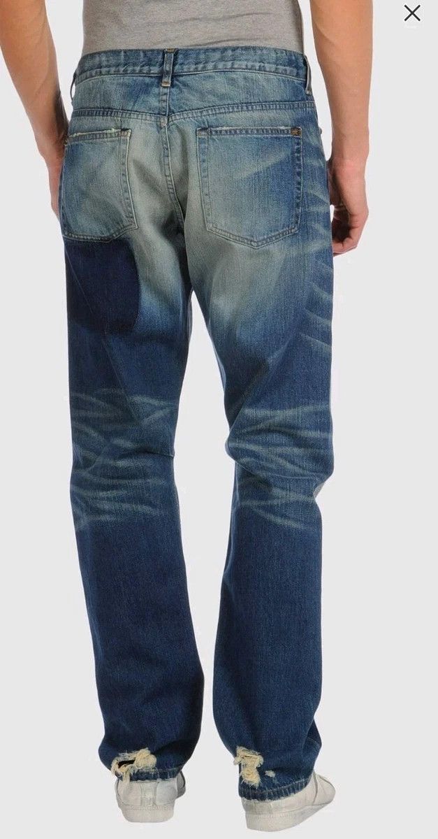 Designer SAHAJA DISTRESSED JEANS MADE IN USA Size US 32 / EU 48 - 19 Thumbnail