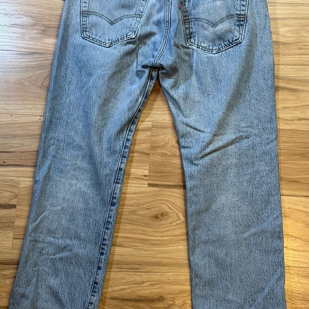 Levi's Levi’s Men’s 501 Jeans W34 L30 Distressed Size US 34 / EU 50 - 2 Thumbnail