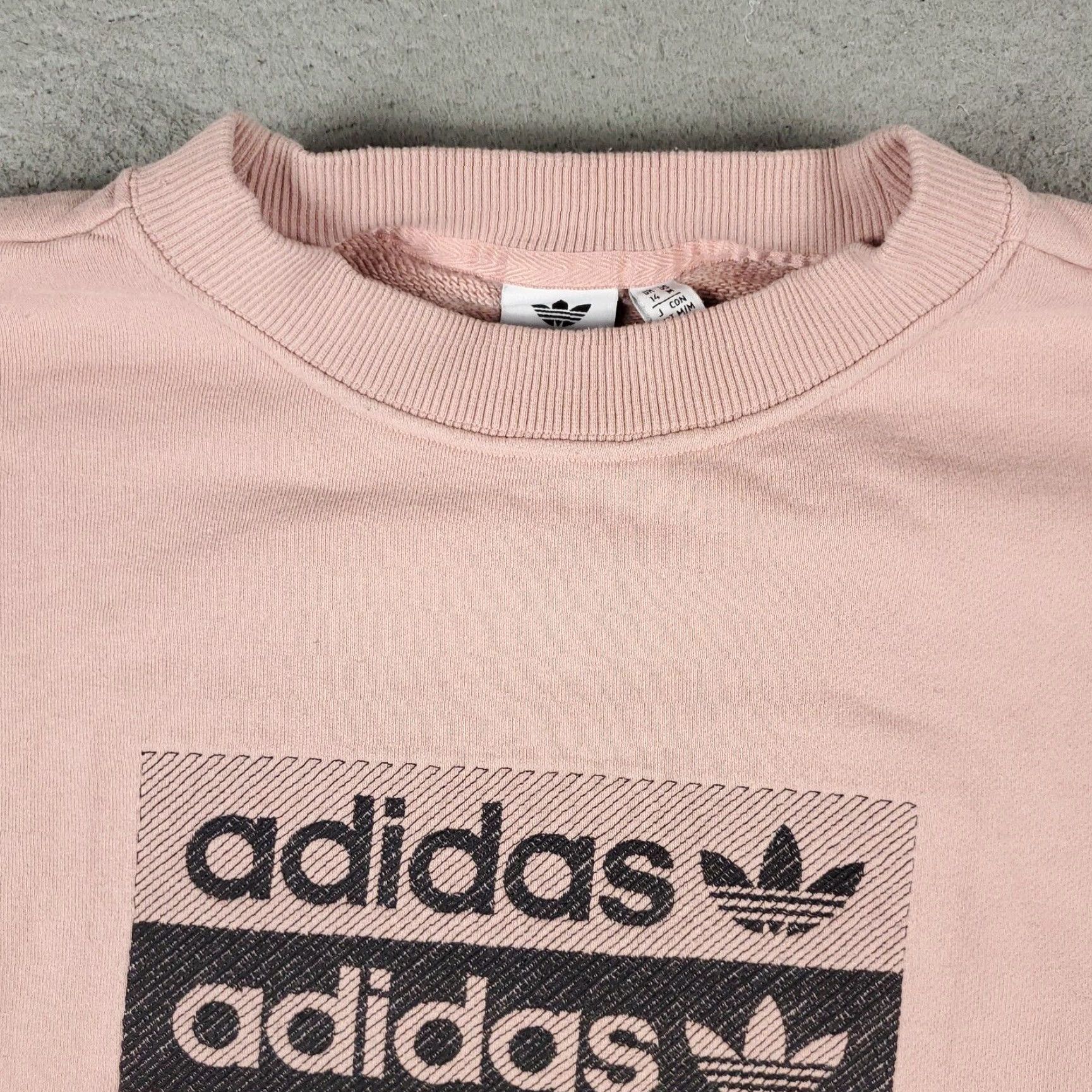 Adidas Adidas Sweater Womens Medium Pink Casual Pullover Knit Long Sleeve Crew Neck Size M / US 6-8 / IT 42-44 - 2 Thumbnail