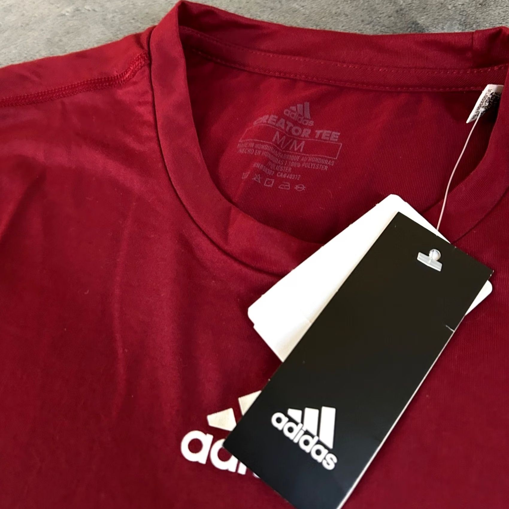 Adidas Adidas Creator Tee Athletic Shirt Short Sleeve Mens Medium Red Size US M / EU 48-50 / 2 - 4 Thumbnail