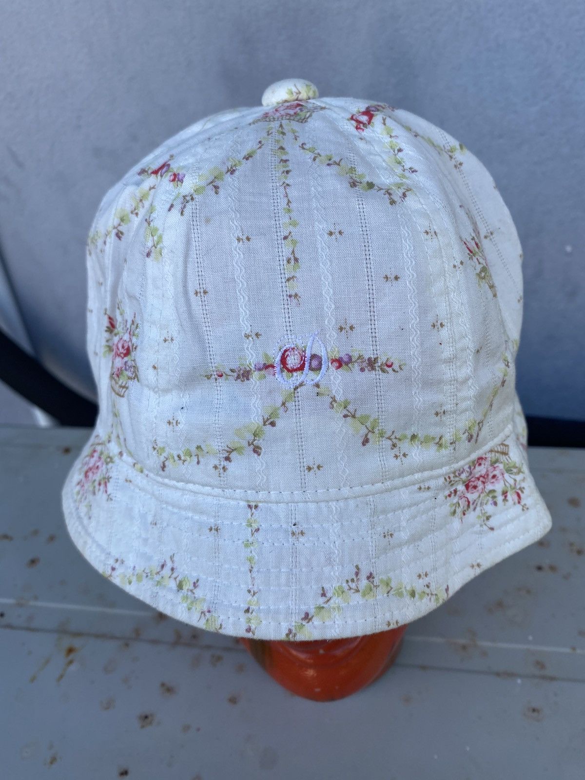 BABY DIOR FLORAL TODDLER BUCKET HAT
